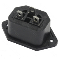 Разъём питания IEC 320 C13 гнездо для монтажа на панель